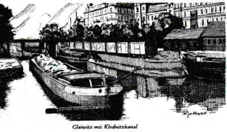 Gleiwitz mit Klodnitzkanal
